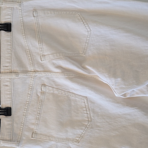 ABERCROMBIE & FITCH WOMEN'S PLUS IVORY WHITE "CURVE LOVE" PANTS SIZE 34/18 LONG - Picture 7 of 15